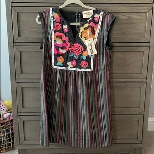 Nwt Savanna Jane Embroidered Dress Sz S 